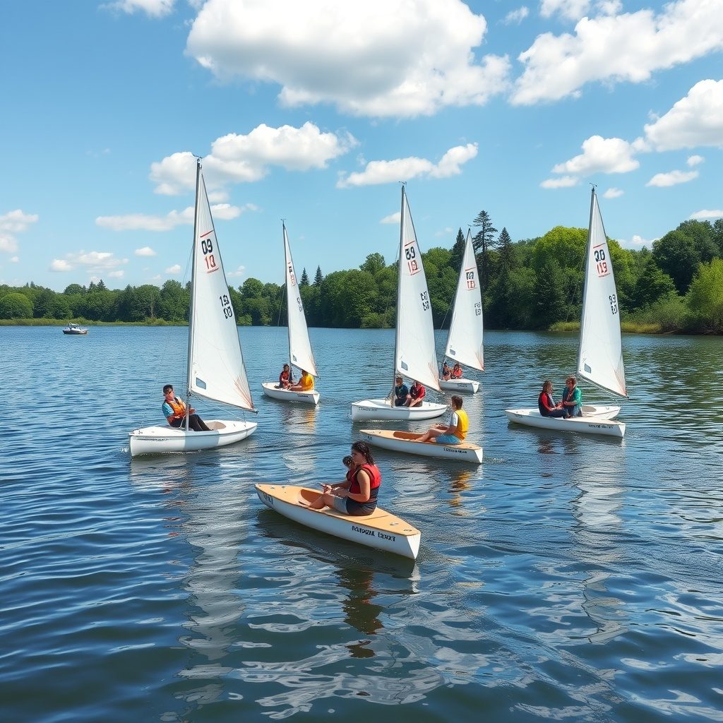 Sailing Lesson in Action