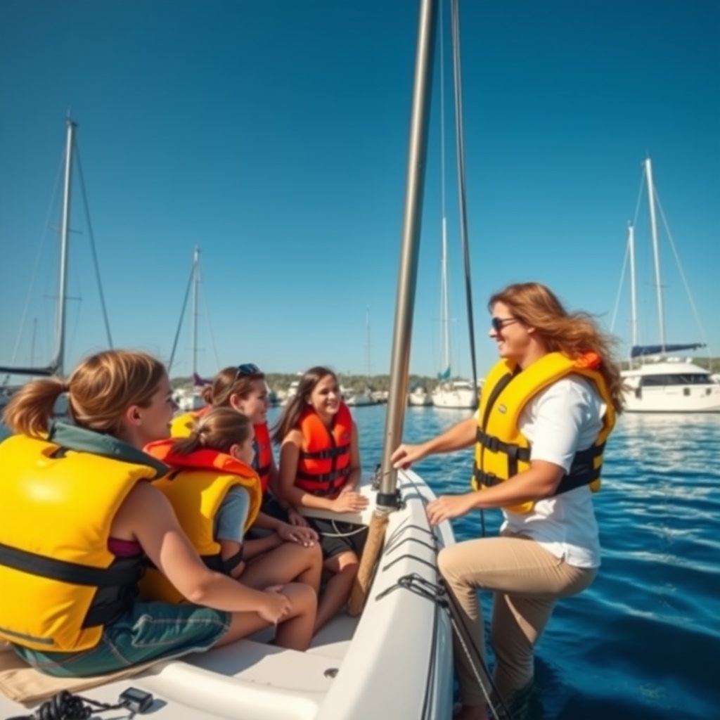 Sailing lessons for novice crews